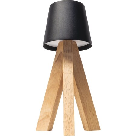 Westek Amerelle Bailey Matte Black Rechargeable Indoor/Outdoor LED Lamp BL-2BAIL-MB