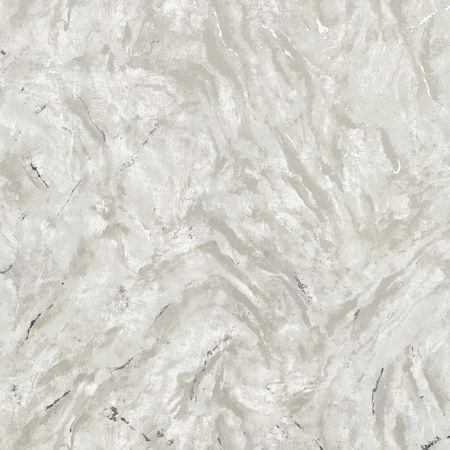 Brewster Titania Silver Marble Texture Wallpaper 2927-00106