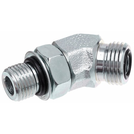 Gates MALE FLAT-FACE O-RING TO MALE O-RING BOSS - 45 SAE TO SAE G60805-0608