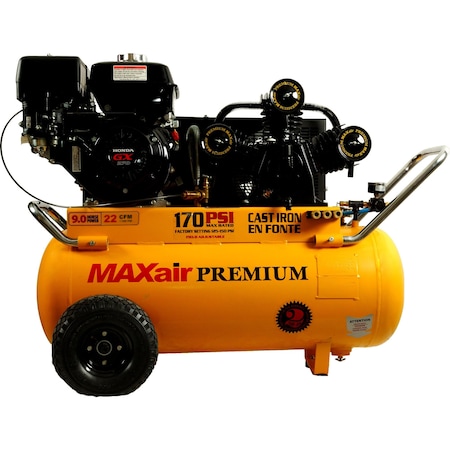 Maxair 22 CFM 25 Gallon Premium Air Compressor P90G25H1 + MAP