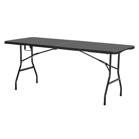 Vevor Folding Portable Camping Table Oxford Outdoor Picnic RoundTable 4 Cup Holders GV-BZ4-2