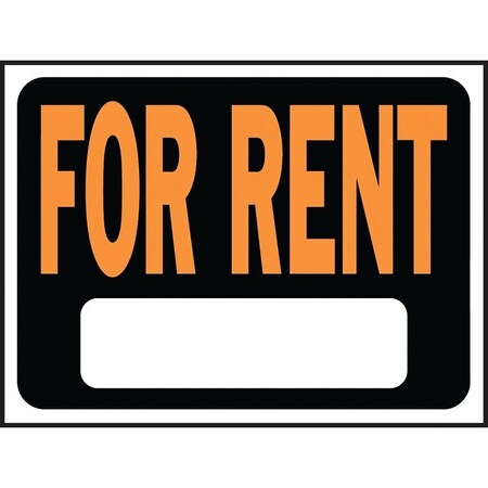 Hy-Ko Sign For Rent 9X12In Plastic 3005
