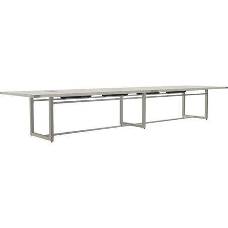 Mirella Conference Table, Steel Frame, Silver MRS16WAH
