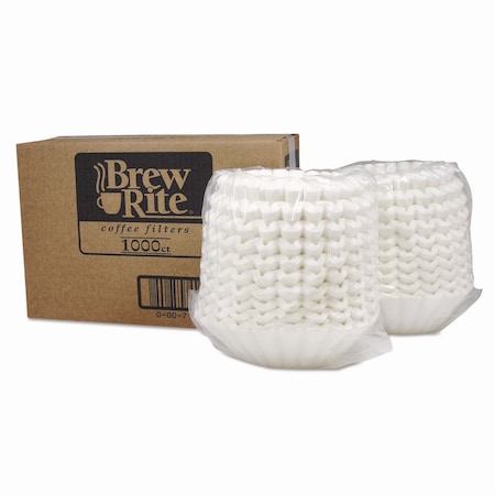 Brew Rite Basket Filters for Retail and Commercial Coffeemakers, 8-10 Cup Size, 1000PK ROC5501B