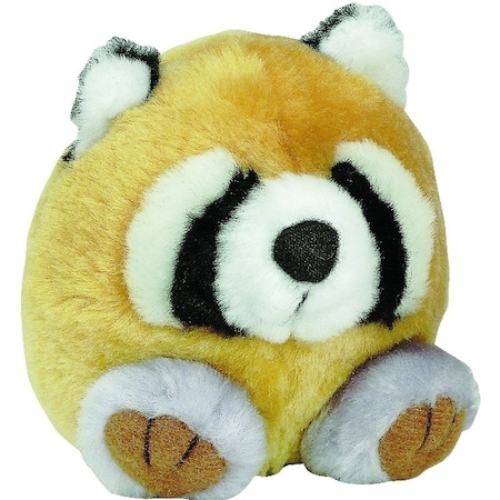Zoobilee Dog Toy, M, Raccoon, Synthetic Fabric, Multi-Color 53601