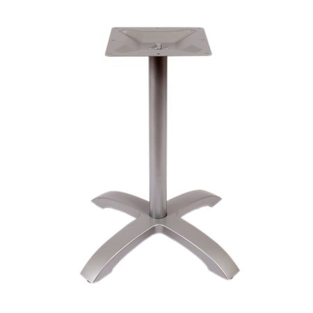 Bfm Seating Bali Table Base - Weighted Cast Aluminum - Powder Coated Silver PHTB2626SV