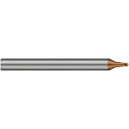 Harvey Tool 4.000 mm Cutter DIA x 3.200 mm L of Cut x 15.000 mm Reach Carbide Tight Tolerance Finisher, Hardened 687661-C12
