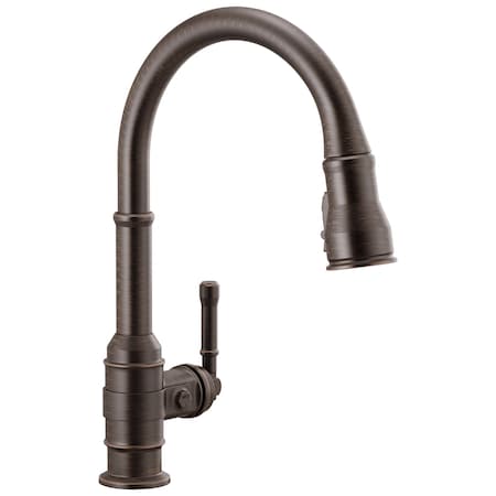 Delta Single Handle Pull-Down Kitchen Faucet 9190-RB-DST