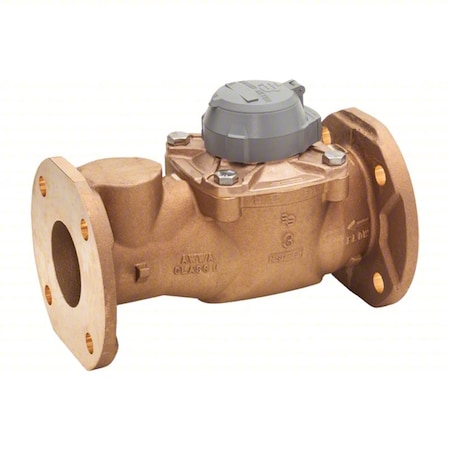 Badger Lead-Free Bronze Turbine Flow Meter 108-2266