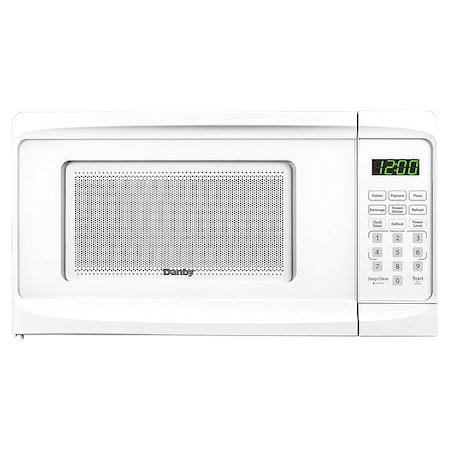 Danby MicrowaveOven, White, 0.7cuft, 17-1/2inW DBMW0720AWD