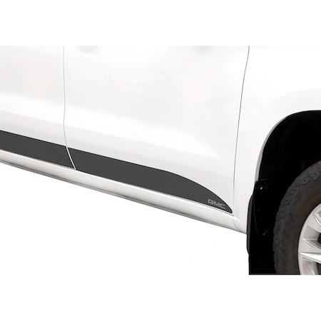 Putco Black Platinum Stainless Steel Rocker Panel Molding, GMC 9751242BPGM-2