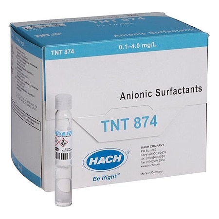 Hach Anionic Surfactants Vial Test, Vial TNT874