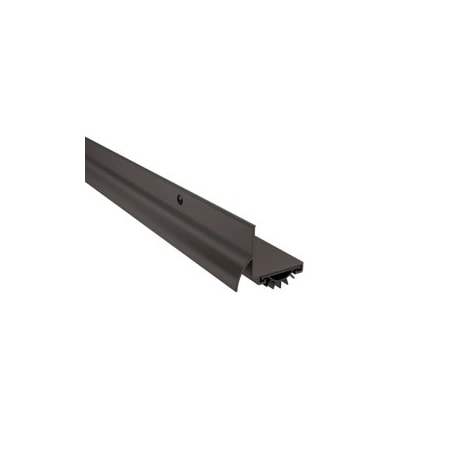 Pemko Mfg Co Surface Mounted L-Shaped Door Shoe w/ Rain Drip and Eco-V Insert 36in Dark Bronze Anodized Aluminum 210DV 36IN