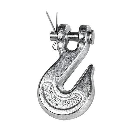 Dayton Grab Hook, Clevis, G43, 1/4 in, 2,600 lb 844G54