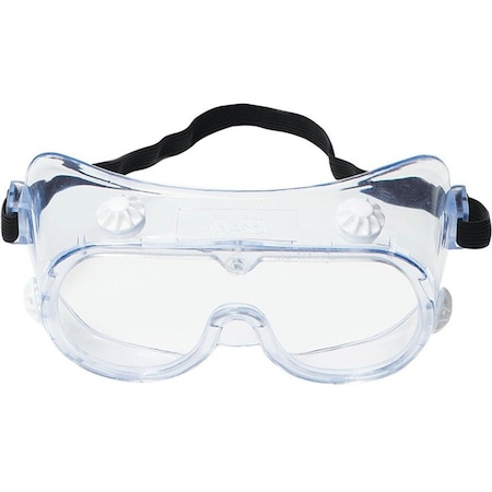 3M Safety Goggles, Clear Anti-Fog Lens, 334 Series, 10PK 40661-00000-10