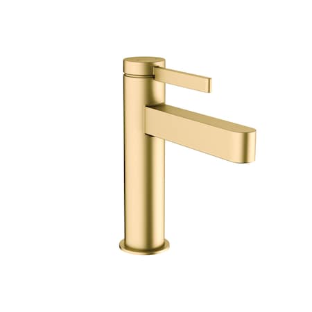 Hansgrohe Finoris Single-Hole Faucet 110 with Pop-Up Drain, 1.2 GPM in Brushed Gold Optic 76020251