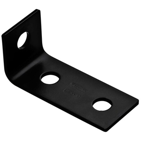Eat-In N351-477 3.5 in. Black Powder Coated Steel Corner Brace EA569416