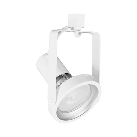 Gorgeousglow 1-Light PAR38 Gimbal Line Voltage Track Head - White GO333937