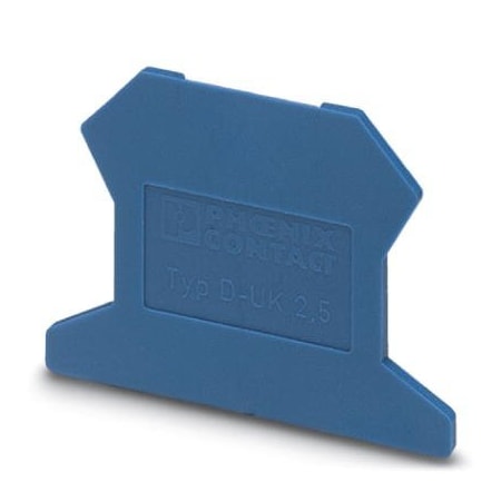 Phoenix Contact D-UK 2 5 BU End cover length: 42.5 mm 3001103