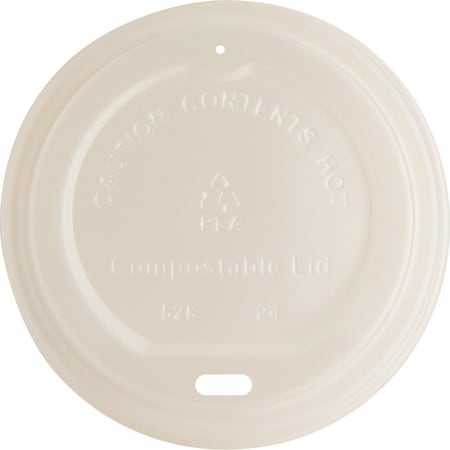 Genuine Joe Vented Hot Cup Lid, Polystyrene, PK1000 GJO10212CT