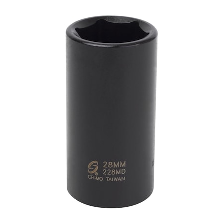 Sunex 1/2 in Dr 28Mm Deep Impact Socket 228MD