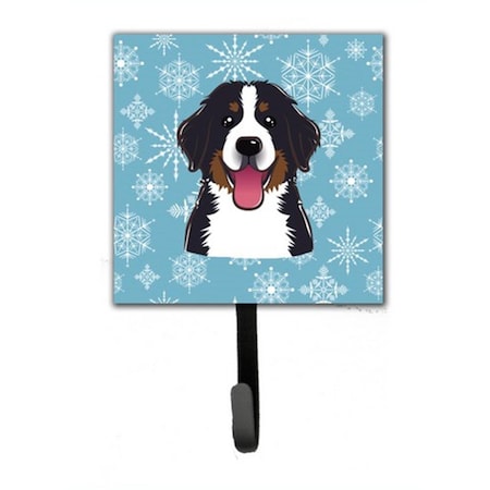 Carolines Treasures Snowflake Bernese Mountain Dog Leash and Key Holder BB1671SH4