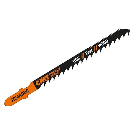 Cmt JIG SAW BLADES WOOD/COARSE CURVE DUO CUT (HCS) 4inx 6TPI (5-PCS.) JT244DDC-5