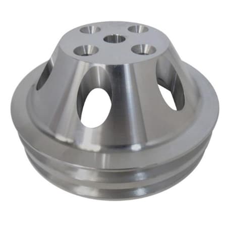 Strike3 R9483 Aluminum Satin Water Pump Pulley for 1969-1985 Chevy Blazer ST901095