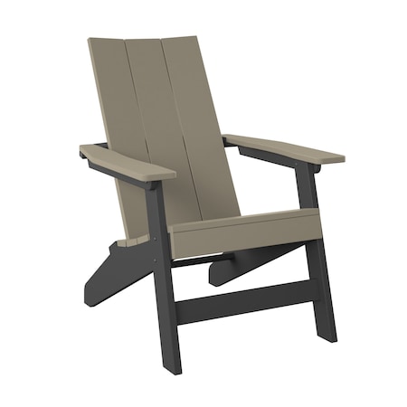 Polybird MODERN ADIRONDACK.       WEATHERWOOD AND BLACK POLYBIRD P60