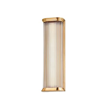 Hudson Valley Lighting Newburgh 1 Light Bath And Vanity 17 In. Aged Brass 2217-AGB