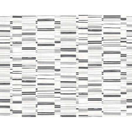 A-Street Prints Fresnaye Black Linen Stripe Wallpaper 2949-60812