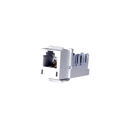 Hubbell Premise Wiring Hubbell Xcelerator HXJUW Cat.4 Jack - 1 Pack - RJ-25 Network Female - White HXJUW