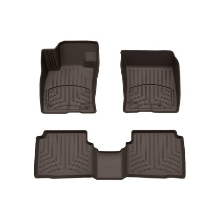 Weathertech Cocoa, Front and Rear FloorLiner HP 471590-1-2IM