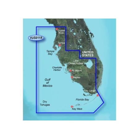 Garmin BlueChart g3 Vision HD, VUS011R, Southwest Florida, microSD /SD 010-C0712-00