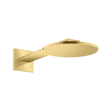 Axor ShowerSolutions Showerhead 250 2- Jet with Showerarm Trim, 1.75 GPM in Brushed Gold Optic 35364251