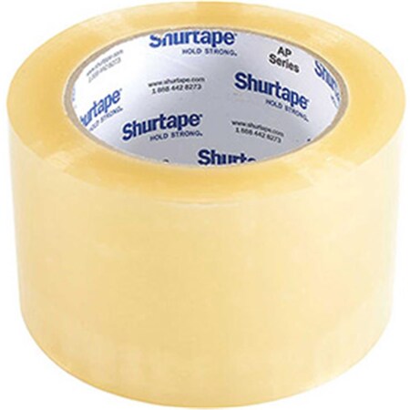 Shurtape AP 180 Carton Sealing Tape, 3 in. x 110 Yards - 1.8 Mil, Clear B862535