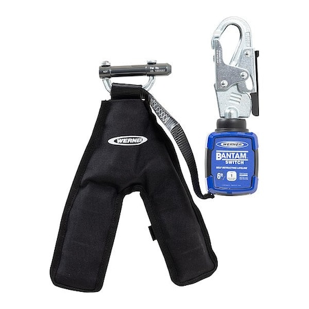 Werner R5308 Self-Retracting Lifelines, Quick-Connect, Aluminum, 1 Leg(s), 400 lb Weight Capacity R530806