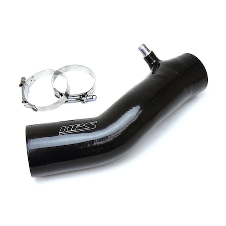 Hps Performance High Temp Reinforced Silicone Air Intake Hose Kit, Black,  57-1600-BLK