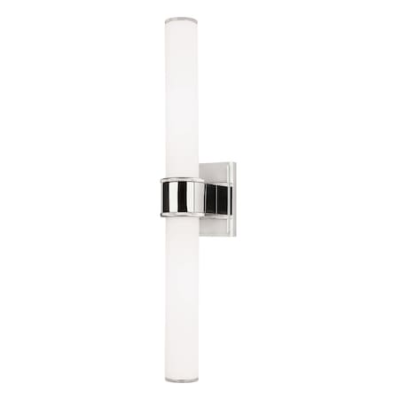 Hudson Valley Lighting Mill Valley 2 Light Bath And Vanity 4.5 In. Polished Nickel 1262-PN