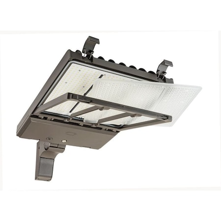 Keystone 140W Power Select Color Select LED Area Light with NEMA Type 7-pin Twist Lock Receptacle + Shorting KT-ALED140PS-M2-OSB-PMA-8CSB-VDIM-P