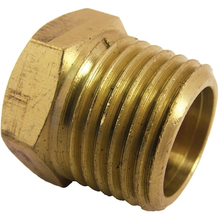 Westlake Pipe & Fittings 1/2'' MPT Brass Hex Head Plug 17-9169