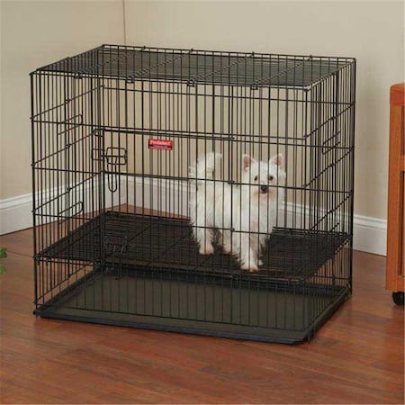 Pro Select Proselect  Puppy Playpen with Plastic Pan Sm Black S ZW064 24 17