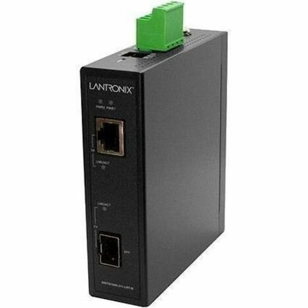 Transition Networks Ind Media Converter, 10/100/1000Base-T to 100/1000Base-X, SFP, Ext Temp SISTG1040-211-LRT-B