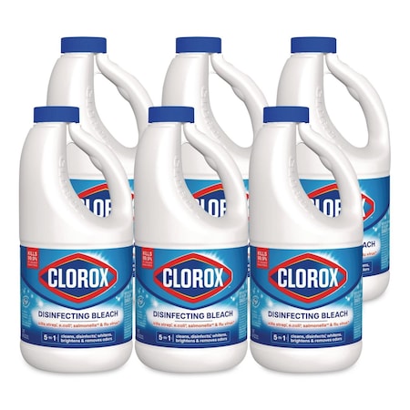 Clorox Cleaners & Detergents, Bottle, Unscented, 6 PK CLO32260