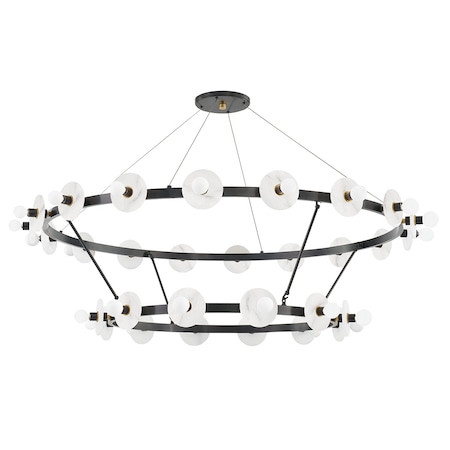 Hudson Valley Lighting Austen 30 Light Chandelier 58 In. Aged Old Bronze 4262-AOB