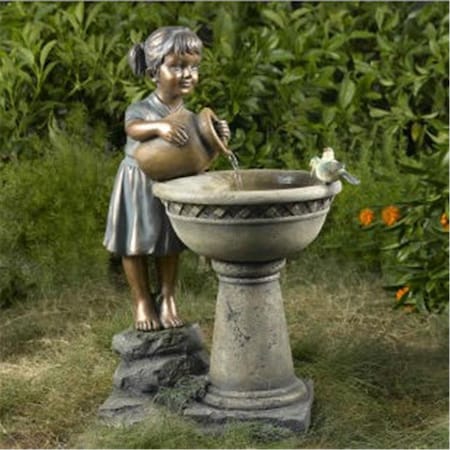First Floor Designs Versando Bird Bath Outdoor Fountain FI2593725