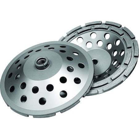 Diamond Delux-Cut Double Row Segmented Cup Grinder 4.5"X 5/8"-11 22415