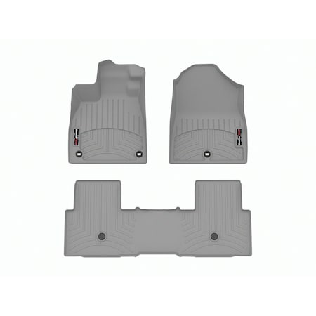 Weathertech Grey, Front and Rear Floorliners 461796-1-2