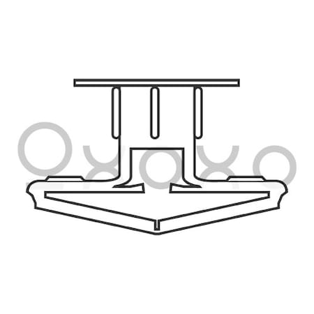 Oxoxo 1/2 PLastic Toggle Polypropylene, 100PK 284888