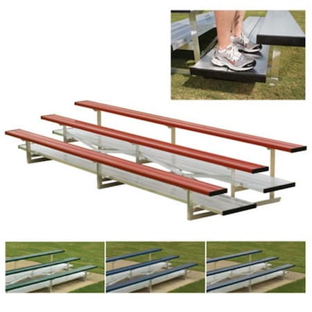Ssn 3 Row 15 ft. Powder Coated Preferred Bleachers, Navy NB0315CNP